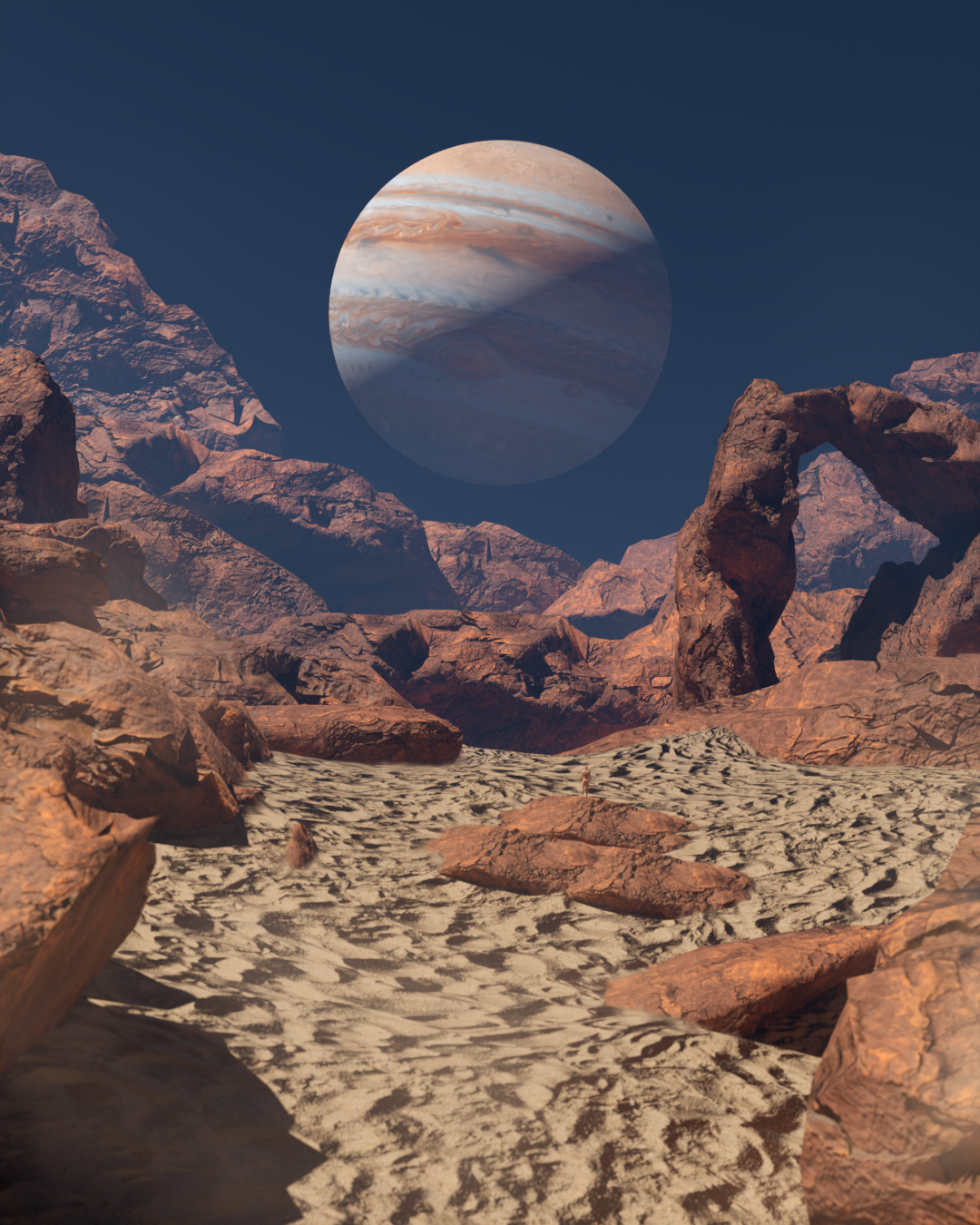 Jupiter render preview